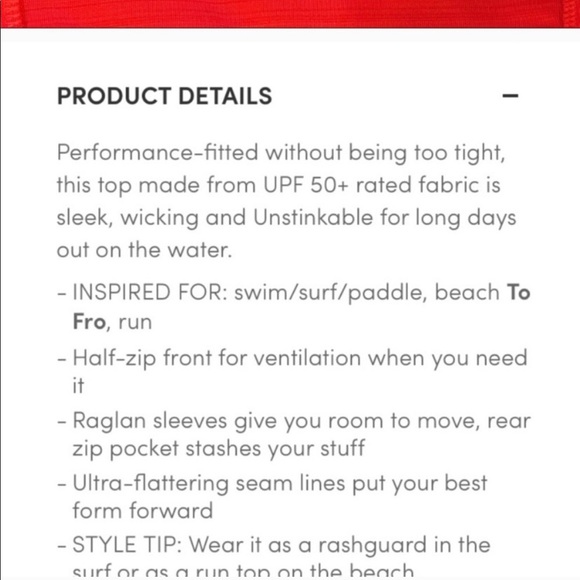 ATHLETA Pacifica Wrap Tee Top Swim UPF 50+ - Picture 11 of 12